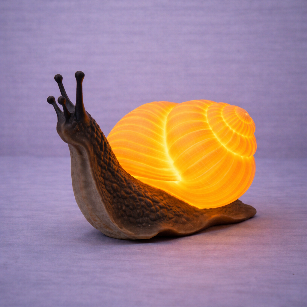 Luminária Caracol 3D com LED