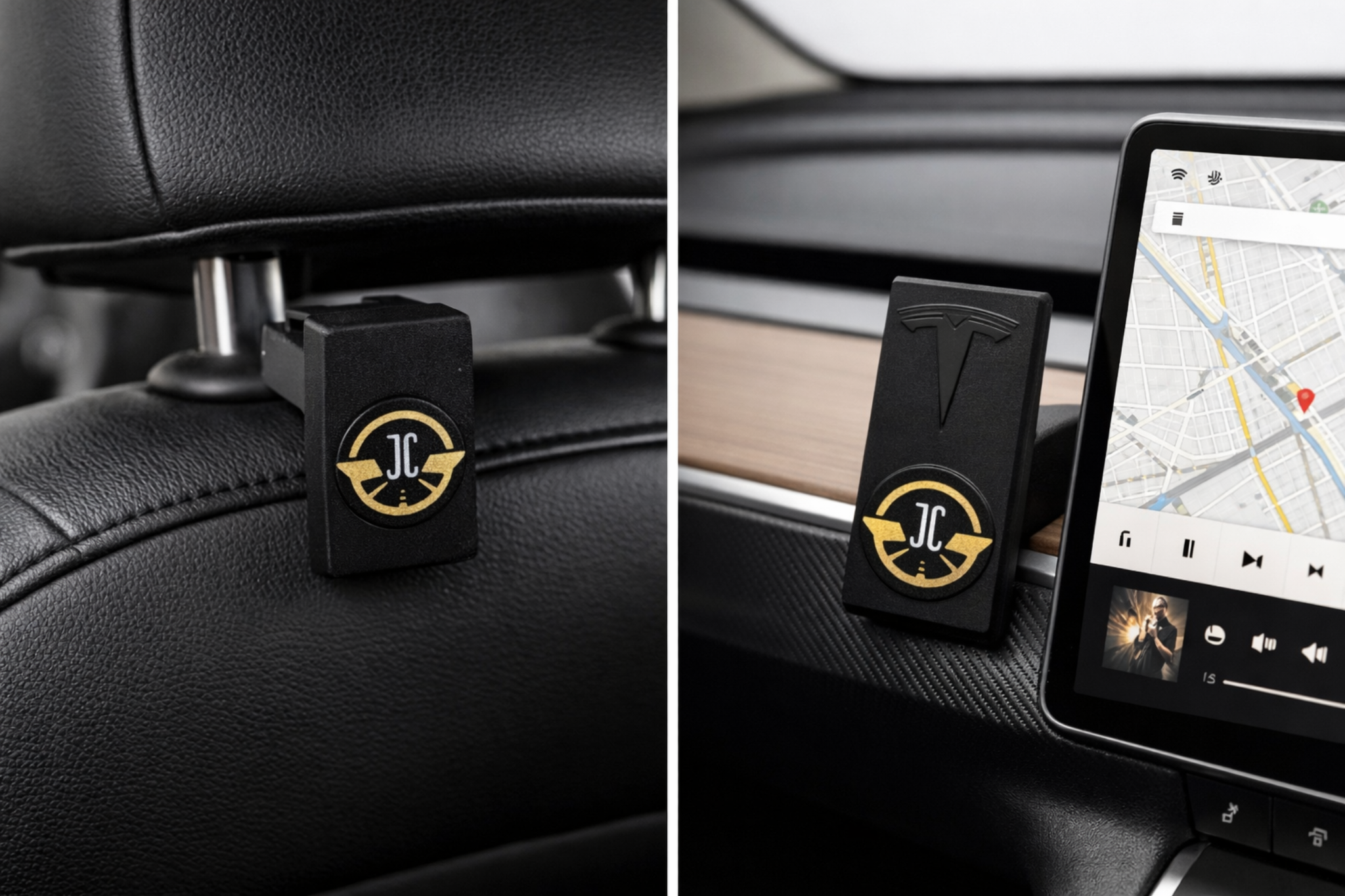 Acessório Personalizado para Carro — Suporte e Gancho