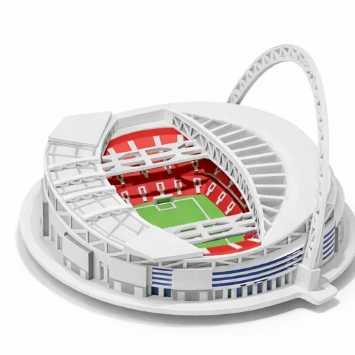 Miniatura 3D — Estádio de Wembley (ING)