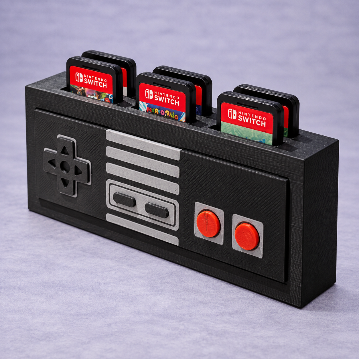 Suporte para Cartuchos Nintendo Switch — Estilo Retro