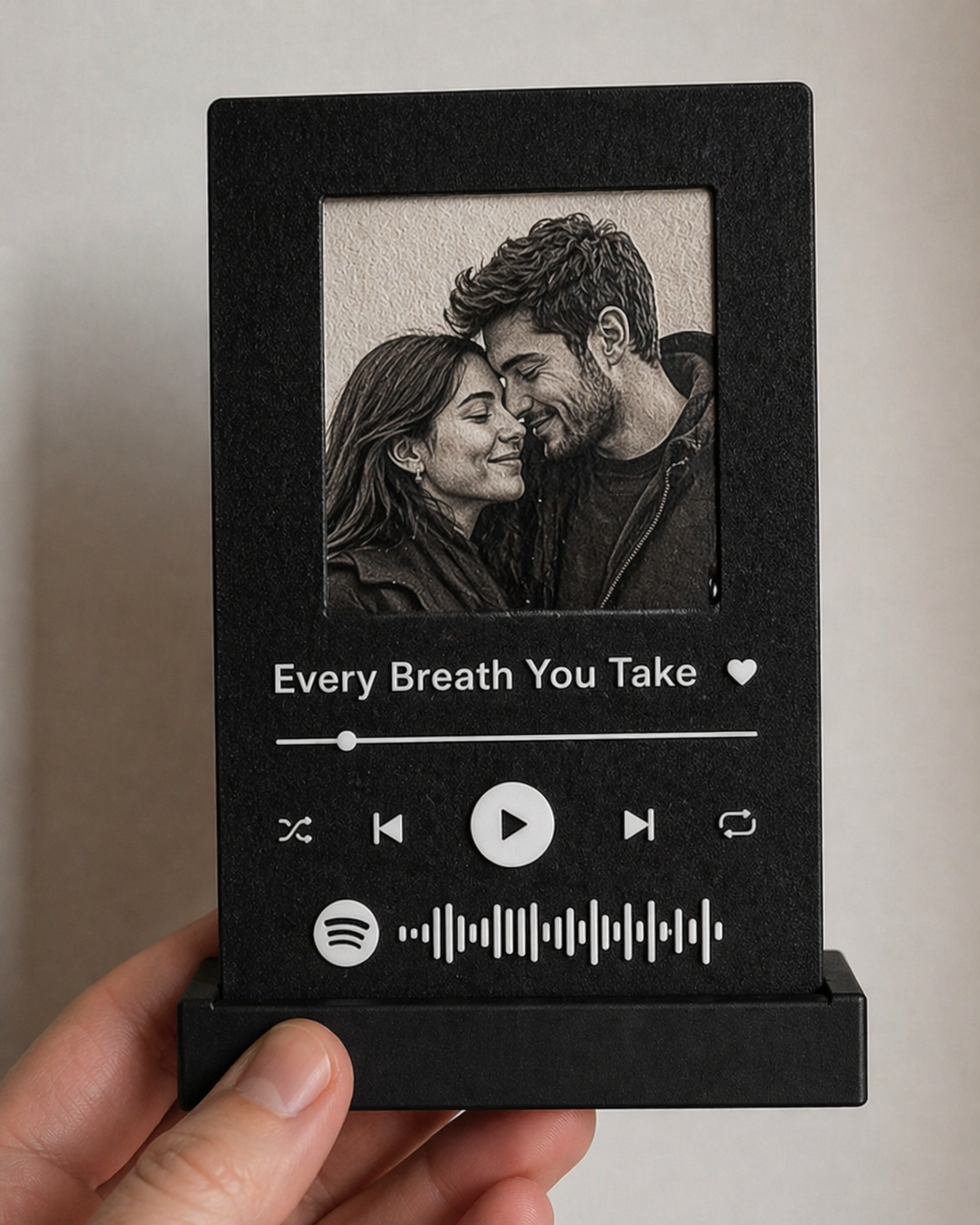 Placa Spotify — Música & Foto