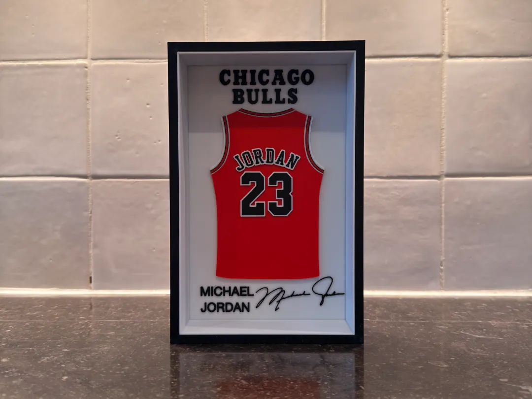 Quadro de Camisa — Michael Jordan #23