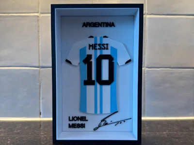 Quadro de Camisa — Lionel Messi #10