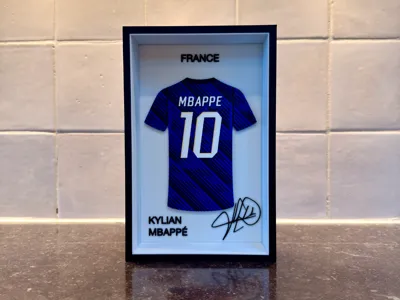 Quadro de Camisa — Kylian Mbappé #10