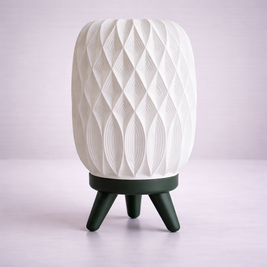 Luminária Diamante Geométrica 3D