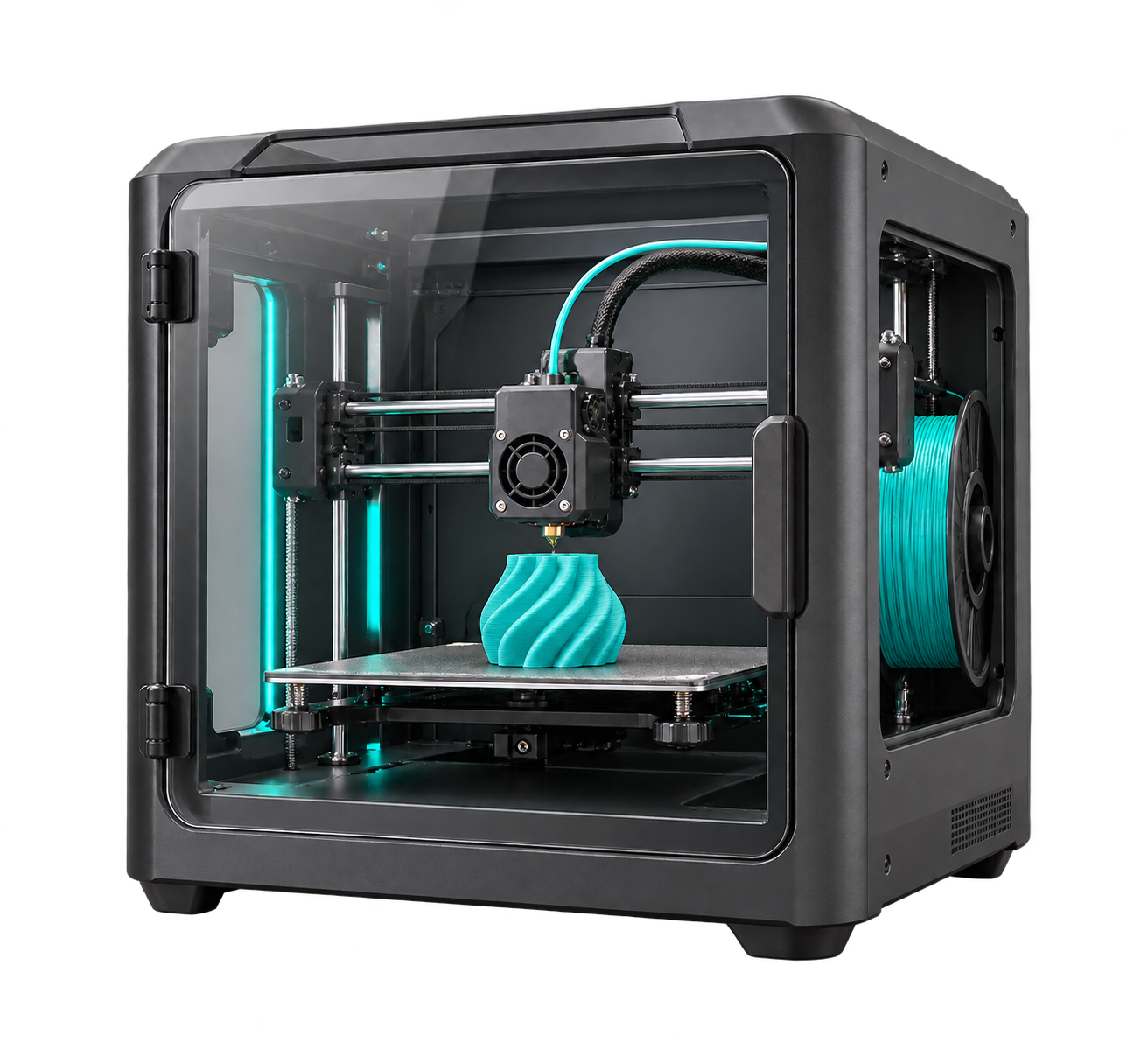 Peça em impressão na impressora 3D